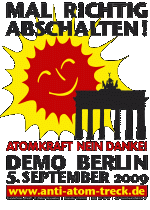 affiche demonstratie Berlijn