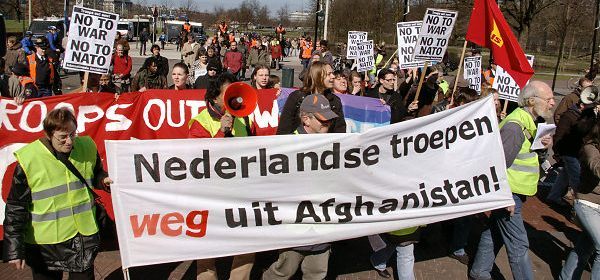 Protest in maart 2009 Den Haag
