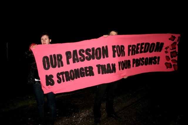 Onze passie voor vrijheid is sterker dan hun gevangenissen!