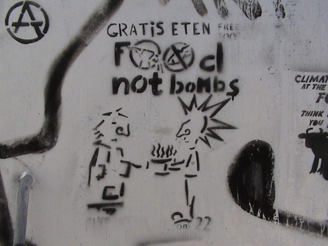 Food Not Bombs Stencil