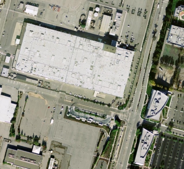 Satellite photograph of Building 181