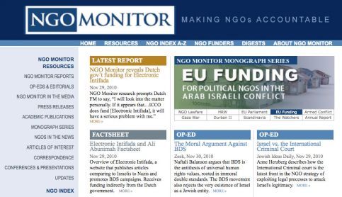 NGO Monitor's campaign of public defamation against The Electronic Intifada 