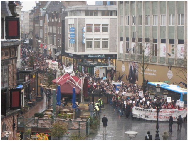 Studentenprotest Nijmegen