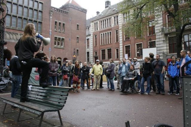 Start Yes We Camp! Amsterdam The Netherlands. (foto: Martin Bakker)