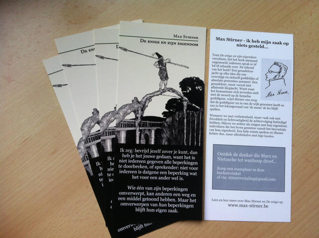 Bladwijzers van 'De enige en zijn eigendom' www.max-stirner.org