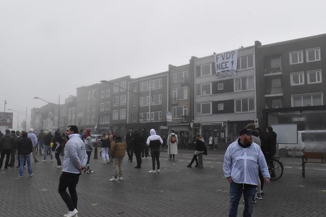 Spandoek tegen FvD in Nijmegen