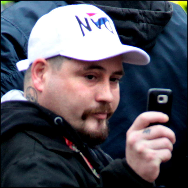NVU neo-nazi Mike Brand uit Purmerend 