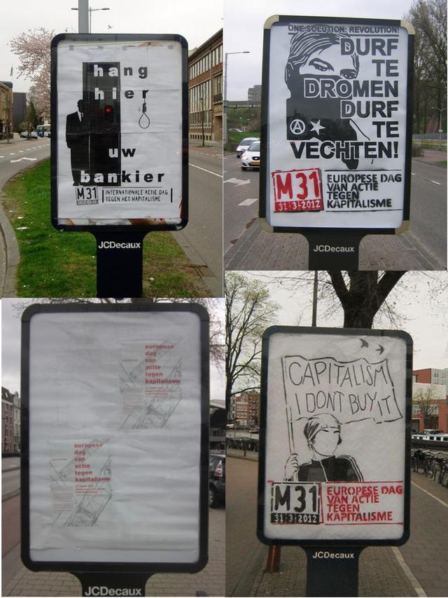 Clockwise: utrecht, nijmegen, amsterdam, tilburg